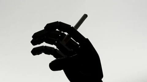 Robotic second hand smoke Video stock 50844631