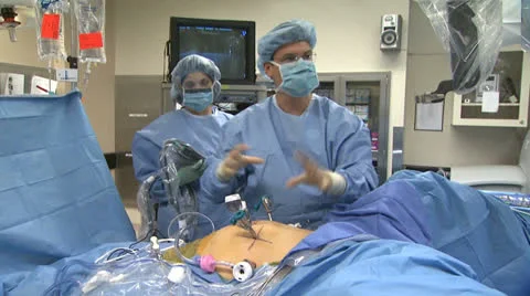Robotic Surgery 2 Stock Footage 22843464
