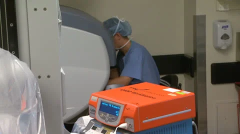 Robotic Surgery 4 Stock Footage 22843632