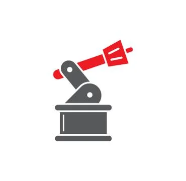 Robotic surgery related icon on background for graphic and web design. Creative 스톡 일러스트