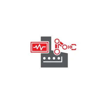Robotic surgery related icon on background for graphic and web design. Creative 스톡 일러스트