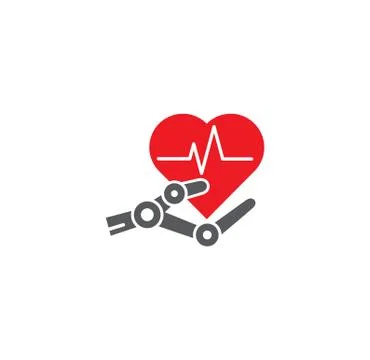 Robotic surgery related icon on background for graphic and web design. Creative 스톡 일러스트
