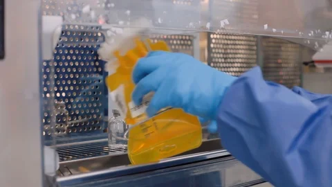 Robotic System for Medicine Stock Footage 127285188