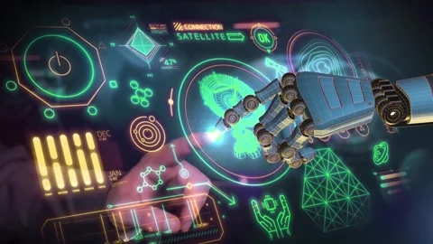 Robotic Systems Enhancing Production Efficiency Stock Footage 295908346