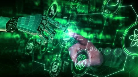 Robotic Systems Enhancing Production Efficiency Stock Footage 295909144