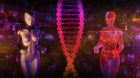 Robotic Systems Enhancing Production Efficiency Stock Footage 295973519