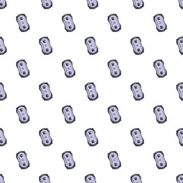 Robotic vacuum cleaner cleaning device seamless pattern Illustrazione stock
