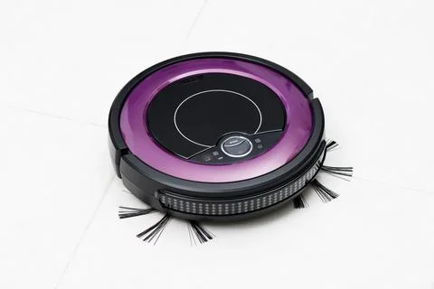Robotic vacuum cleaner Stock Photos