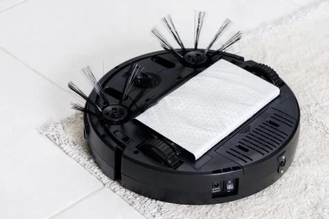 Robotic vacuum cleaner Stock Photos