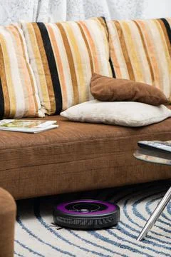 Robotic vacuum cleaner Stock Photos