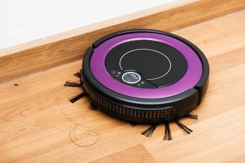 Robotic vacuum cleaner Stock Photos