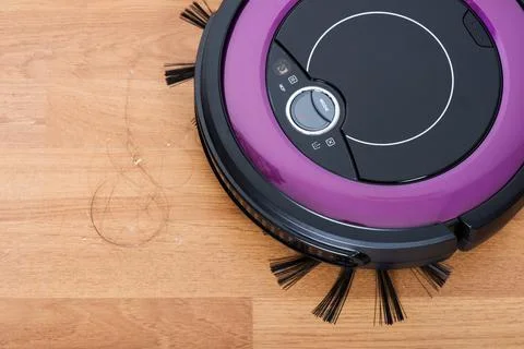 Robotic vacuum cleaner Foto stock