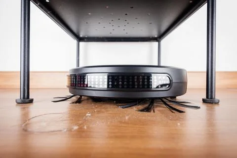 Robotic vacuum cleaner Stock Photos