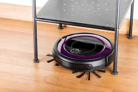 Robotic vacuum cleaner Foto stock