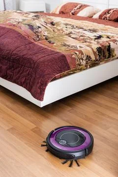 Robotic vacuum cleaner Stock Photos