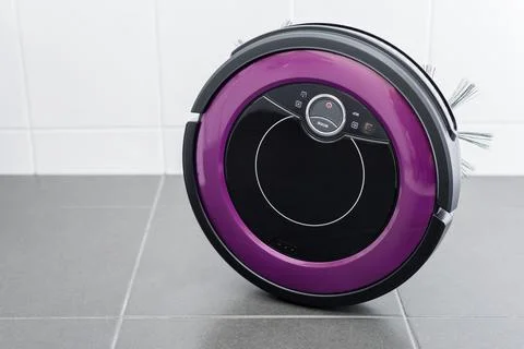 Robotic vacuum cleaner Stock Photos