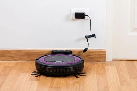 Robotic vacuum cleaner Stock Photos