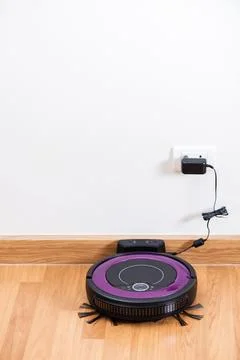 Robotic vacuum cleaner Foto stock