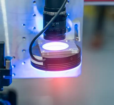 Robotic vision sensor camera system in intellegence factory Stock Photos