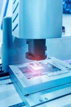 Robotic vision sensor camera system in intellegence factory Stock Photos