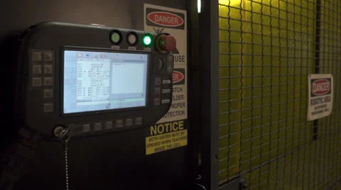 Robotic Welder Control Panel 動画素材 22705629