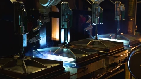 Robotic welder Stock Footage 108694952