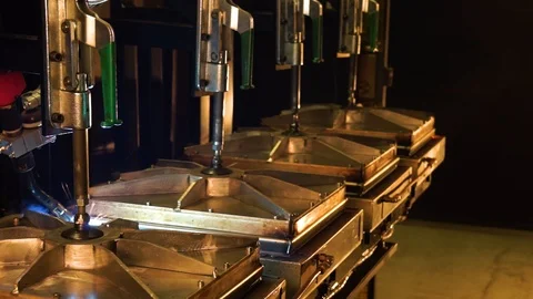 Robotic welder Stock Footage 108695113