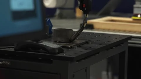 Robotic Welding in Action – Precision and Efficiency in Industrial Automation Stock Footage 292866833