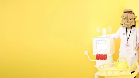 Robotic yellow Stock Photos