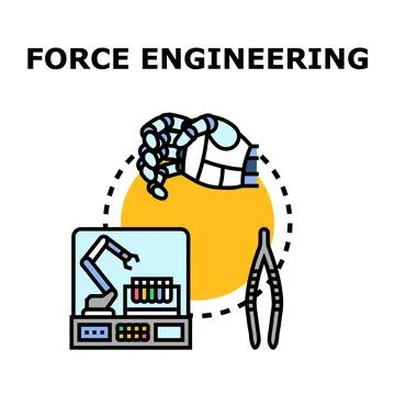 Robotics and automation in engineering and science Stock Illustration