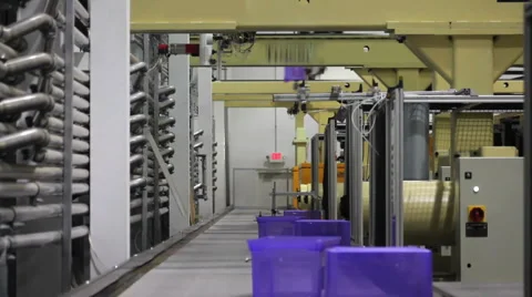 Robotics Assembly Factory 3 Stock Footage 939696