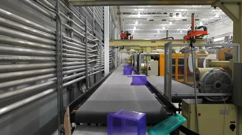 Robotics Assembly Factory 4 Stock Footage 939682