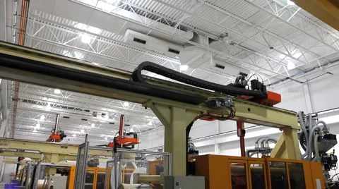 Robotics Assembly Factory 5 Stock Footage 939658