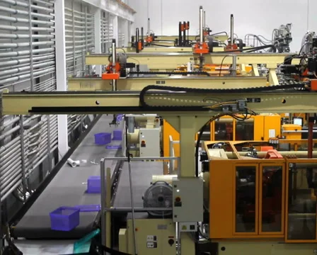Robotics Assembly Factory Stock Footage 939597