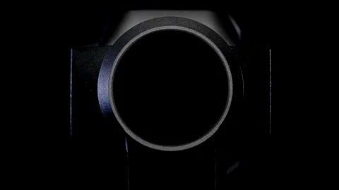 Robotics camera lens close up. Stock Footage 108857683