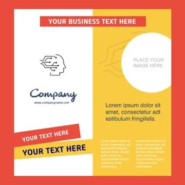 Robotics  Company Brochure Template. Vector Busienss Template Illustrazione stock
