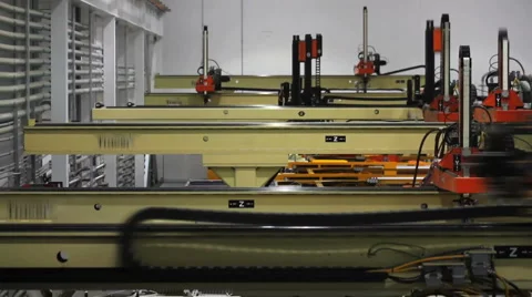 Robotics Factory Time Lapse 2 Stock Footage 939569