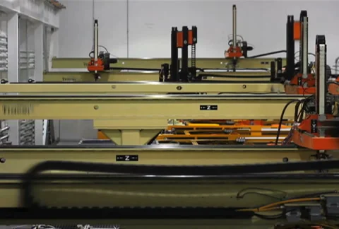Robotics Factory Time Lapse 2 Stock Footage 939577