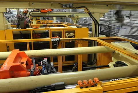 Robotics Factory Time Lapse 5 Video stock 936181