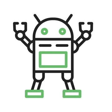 Robotics Icon Image. Stock Illustration