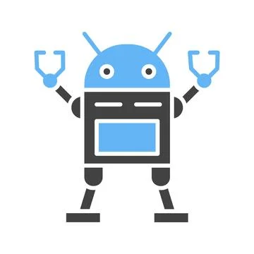 Robotics Icon Image. Stock Illustration