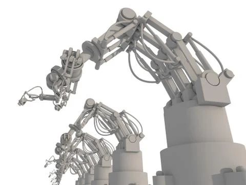 Robotics Stock Illustration