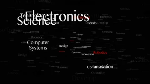 ROBOTICS Keywords Animation, Background, Loop Stock Footage 161507444