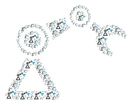 Robotics Manipulator Icon Figure イラスト素材