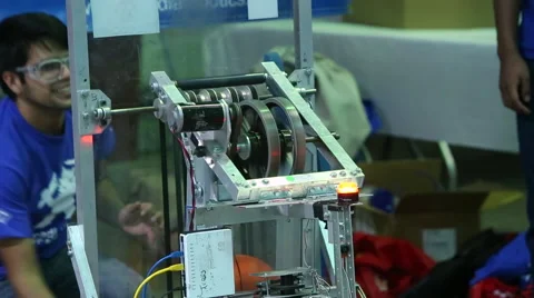 Robotics Project in Action Stock Footage 52256558