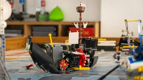 Robotics at school, ship Stock Photos