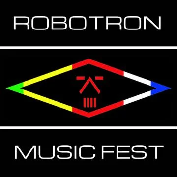 Robotron Music Fest Illustrazione stock
