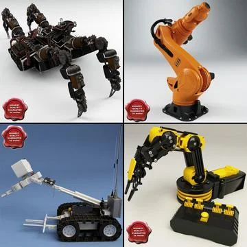 Robots Collection V3 3D Model