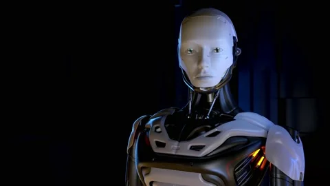 Robot's curiosity Stock Footage 149500349