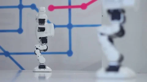 Robots dancing Stock Footage 81787159